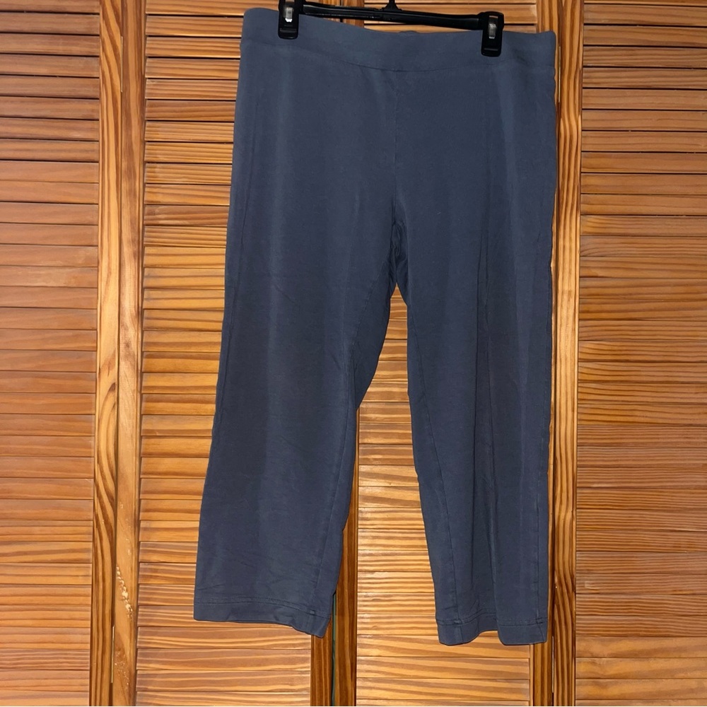 PureJill Slim-leg Cropped‎ Gray Leggings Size Medium